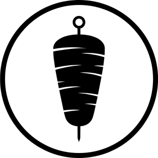 Icon mit Fleischspieß